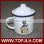 old fashion feelling pure handmade enamel mugs for sublimation
