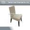 2015 luxury euro style white leather dining chair