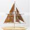 Nautical Decor Mini Wooden Craft Sailing Boat