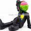  promotion high quality fiberglass kaws life size cartoon statue