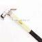 green plastic rubber handle carpenter's hammer with magnetic head
