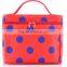 Dotted Option Color Microfiber Make Up Bag With Mirror