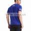 2016 Latest t shirt designs cotton blue China supplier men design your own t shirt