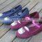 2017 Overstock clearance cute cartoon pattern little girls casual shoe kids slip on shoes