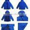 Fashion Men's Windbreaker Warm Blue Jacket With Hood