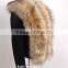 Long Women Fur Collar Fake Fox Fur Raccoon Fur Faux Coat Decor Luxurious Scarf Winter Multi