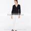 2015 New Collection Blouse 100% Polyester Dissymmetry Front Lady Blouse