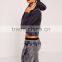 Wholesale Fashion Design Sweat Hoodie Cool Sweatshirt Cropped Hoodie