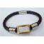 leather bracelets and charms