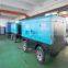 Factory direct sale mobile diesel engine screw type air compressor