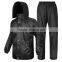 2016 2pcs suit Nylon Reversible Rain Coat for men