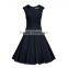 Wholesale Women 1950s Vintage Retro Party Swing Capshoulder Dress
