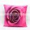 2015 Wholesale 3D Rose Red Rose Decorative Throw Pillow