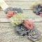 baby headband flower sash chiffon flower satin flower belt