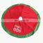 Light up led christmas tree skirt for home decor