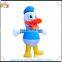 Hot selling inflatable donald duck, inflatable duck model, advertising cartoon character for sale