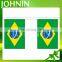 Gold sales decorative custom polyester Brazil triangle pennant string flag