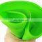 2014 Super Soft Colorful Rubber Frisbee Eco-friendly Material Training Dog toy