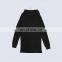 T-MH566 China  Men Black Cotton Quarter Zip Hooded Sweatshirt