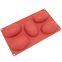 Sample Free Food Grade Silicone Cake Mould Baking Mould Tool 4holes