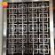 Direct factory stainless steel room divider laser cut decorative folding metal screen