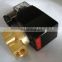 GOGO 0-90bar 2 way Brass water high pressure air solenoid valve 1/4" BSP 24V DC Orifice 1.5mm normal close PG-M02 with plug type