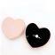 Wholesale Pink Lychee Pattern PU Leather Heart-shaped  Mini  Wedding Ring Packaging Gift Box