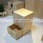 Drawer style Solid Pine Wood Storage Box Accept OEM