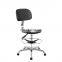 modern design adjustable swivel saddle seat shape laboratory stool
