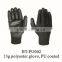 top seller of 13g black/grey/colour pattern PU gloves