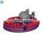 custom inflatable whale art zoo gallery air bouncer trampoline for kids