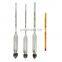 Alcoholmeter Vodka Whiskey Hydrometer Tester Vintage Tools 0-100 Thermometer Alcohol Meter Wine Concentration Meter