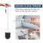Masthome Newly household plastic modern silicone TPR toilet brush with holder set