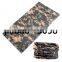 2016 100%polyester seamless tubular shape military bandana