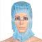 Disposable PP Head Face Protective Hairnet Beard Cover Beard Nets Balaclava Hood Surgical Head Cover Nurses Cap