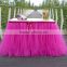 Romantic Wedding Party Birthday Supply Dessert Station Tutu Tulle Table Skirt Cover SD103