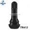 TR413 rubber valves snap-in tubeless black tire valves 1.25 Inch long universal schrader replacement tire valve stem