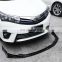 auto parts  ABS  plastic  front  lip spoiler    head  bumper kits   for    Corolla   2014-2018