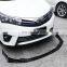 auto parts  ABS  plastic  front  lip spoiler    head  bumper kits   for    Corolla   2014-2018