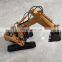 Plastic and Alloy Bucket Vehicle HuiNa 550 1/64 RC Remote Control Moedel Excavator