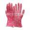 Sunnyhope custom color smooth finish flower printing Household garden gloves