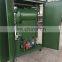 Enclosed transformer oil flushing unit