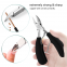 Professional Stainless Steel Manicure Cuticle Nipper with Two Effective Spring