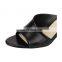 New model beautiful or fancy heels black color design sandals shoes women dress shoe