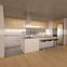 Australia style white lacquer kitchen cabinets with island bench