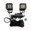 A-pillar led driving light work light with holder bracket for jeep jk