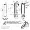 MS819 Cabinet lock electric box industrial equipment latch lock