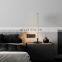 Home Decor Modern Luxury Bedside Acrylic Shade Metal Table Lamps Reading Lamps for Bedroom