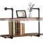 3-Tier DIY Industrial Pipe Shelf Kit Hanging Bookshelf for Wall Open Pipe Shelving