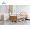 Wholesale Price Hospital Furniture Solid Wooden Headboard Multi Function Electric Nursing Rotating Bed for Nursing Home Use